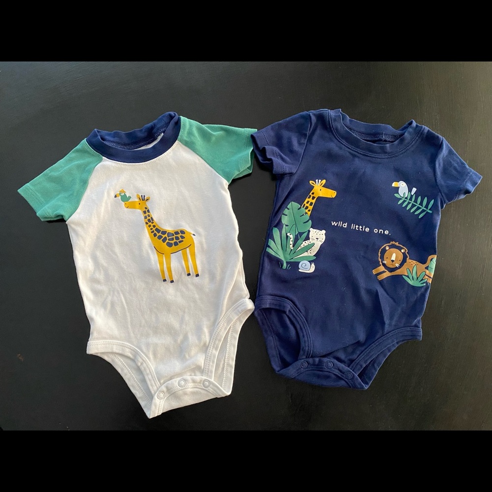 Carters onesies size 9 months
